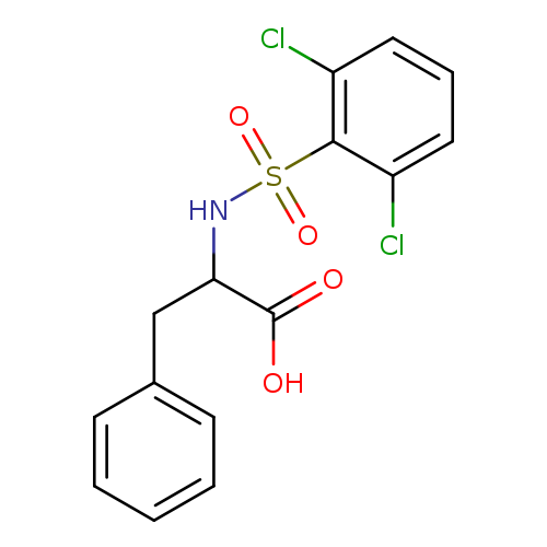 2-([(2,6-Dichlorophenyl)sulfonyl]amino)-3-phenylpropanoic acid