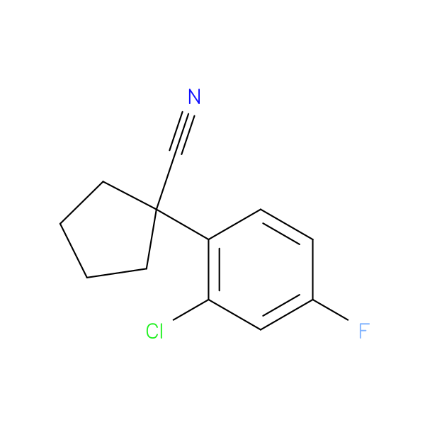 1-(2-Chloro-4-fluorophenyl)cyclopentanecarbonitrile