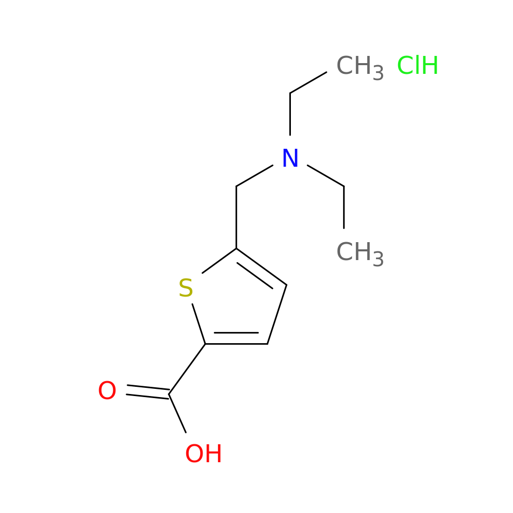 5-[(diethylamino)methyl]thiophene-2-carboxylic acid hydrochloride