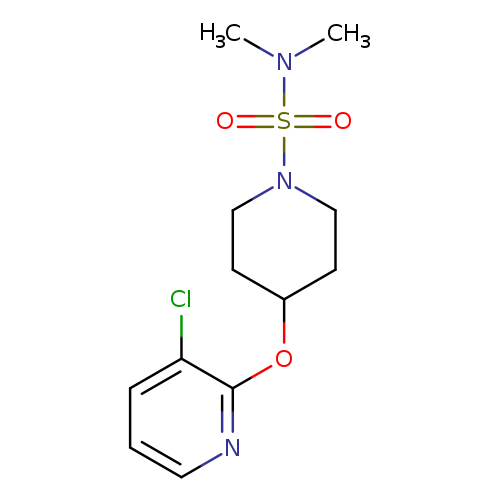 4-[(3-chloropyridin-2-yl)oxy]-N,N-dimethylpiperidine-1-sulfonamide