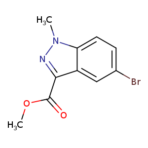 1H-Indazole-3-carboxylic acid, 5-bromo-1-methyl-, methyl ester