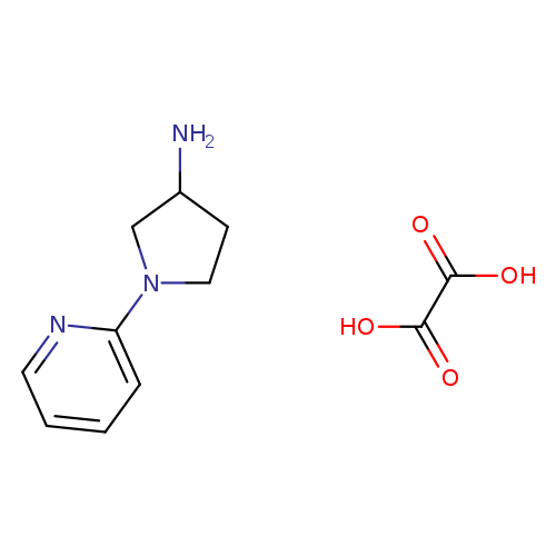 1-(pyridin-2-yl)pyrrolidin-3-amine; oxalic acid