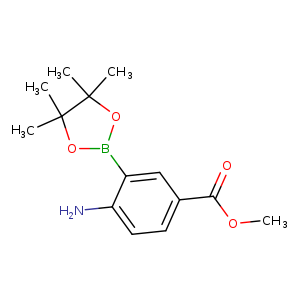 4-Amino-3-(4,4,5,5-tetramethyl-[1,3,2]dioxaborolan-2-yl)-benzoic acid methyl ester