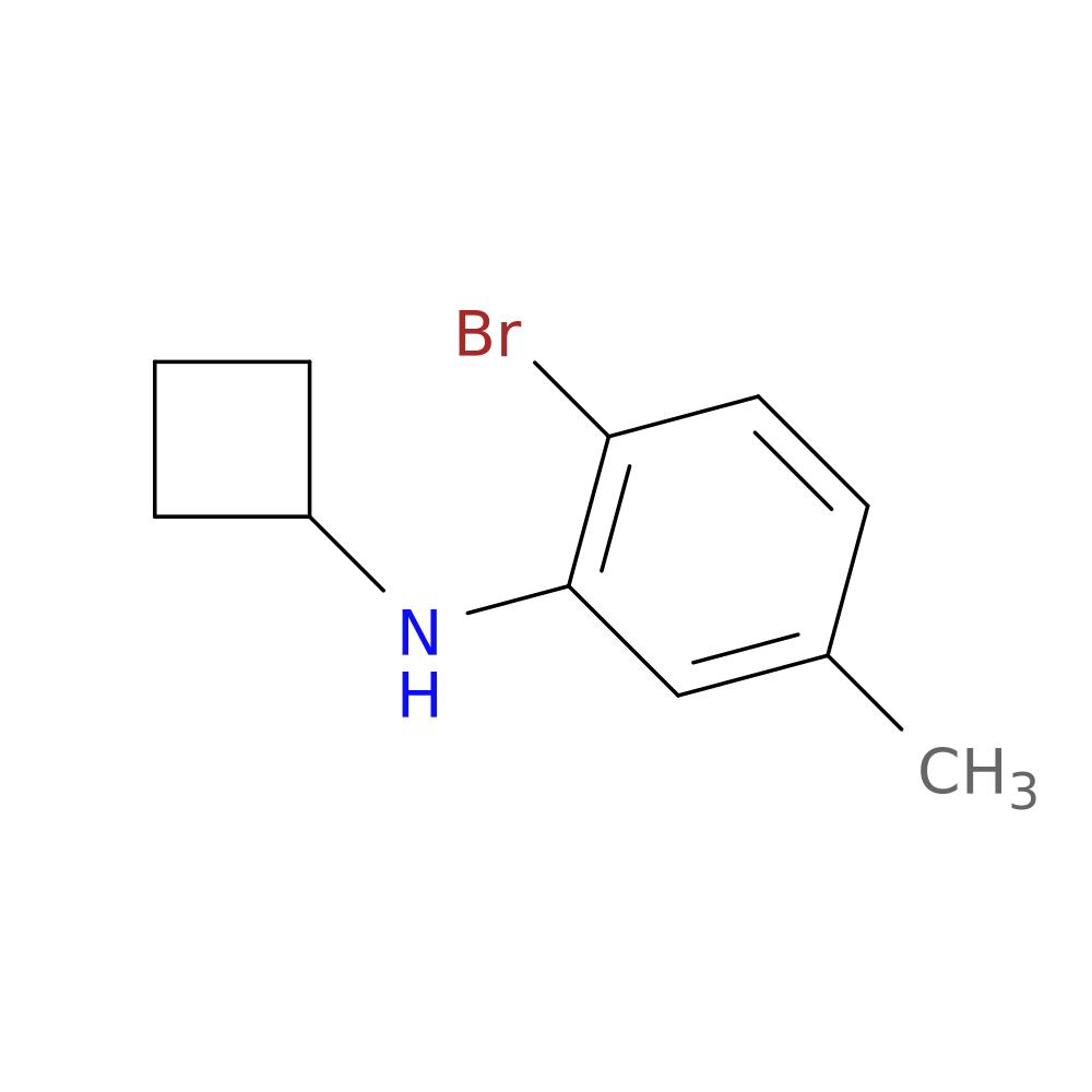 2-Bromo-n-cyclobutyl-5-methylaniline