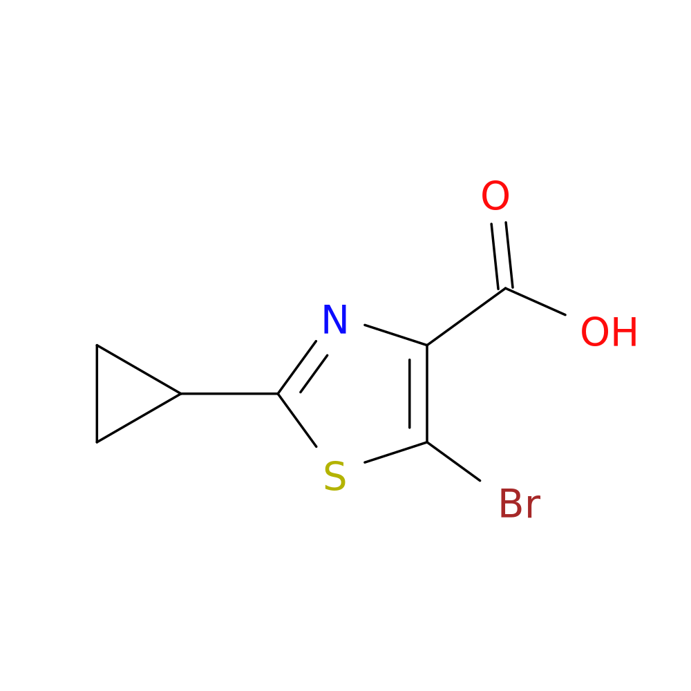 5-bromo-2-cyclopropyl-1,3-thiazole-4-carboxylic acid