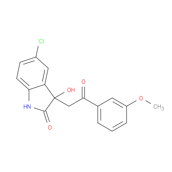 5-chloro-3-hydroxy-3-[2-(3-methoxyphenyl)-2-oxoethyl]-2,3-dihydro-1H-indol-2-one