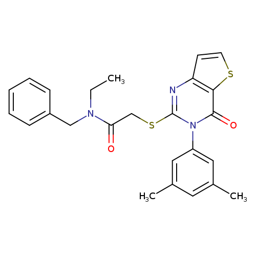N-benzyl-2-{[3-(3,5-dimethylphenyl)-4-oxo-3H,4H-thieno[3,2-d]pyrimidin-2-yl]sulfanyl}-N-ethylacetamide
