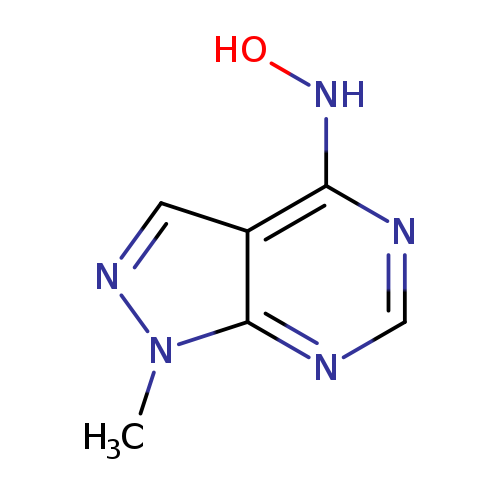 N-{1-methyl-1H-pyrazolo[3,4-d]pyrimidin-4-yl}hydroxylamine