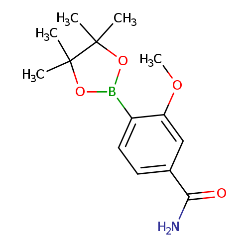 3-Methoxy-4-(tetramethyl-1,3,2-dioxaborolan-2-yl)benzamide