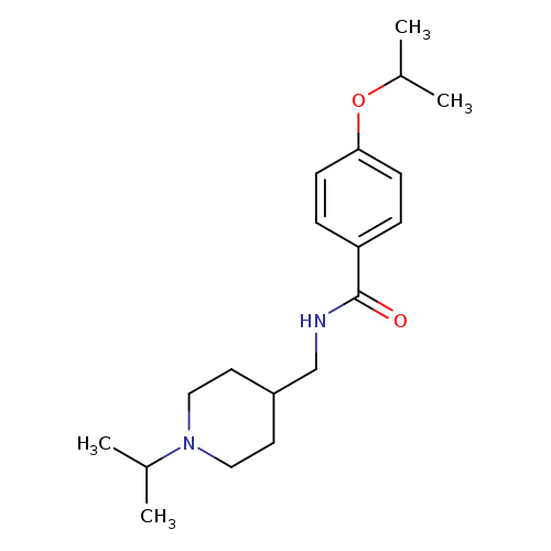 N-{[1-(propan-2-yl)piperidin-4-yl]methyl}-4-(propan-2-yloxy)benzamide