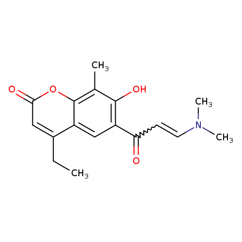 6-[3-(Dimethylamino)acryloyl]-4-ethyl-7-hydroxy-8-methyl-2h-chromen-2-one