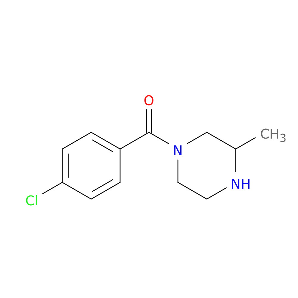 1-(4-chlorobenzoyl)-3-methylpiperazine