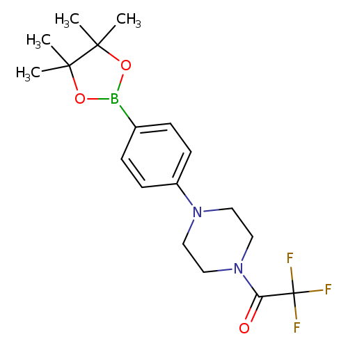 Ethanone, 2,2,2-trifluoro-1-[4-[4-(4,4,5,5-tetramethyl-1,3,2-dioxaborolan-2-yl)phenyl]-1-piperazinyl]-