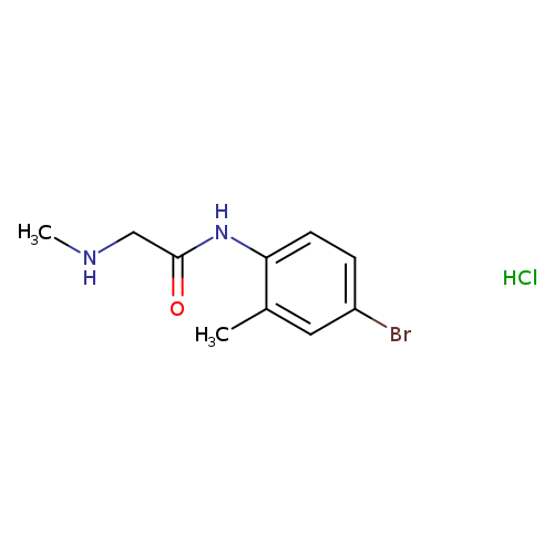 N-(4-bromo-2-methylphenyl)-2-(methylamino)acetamide hydrochloride