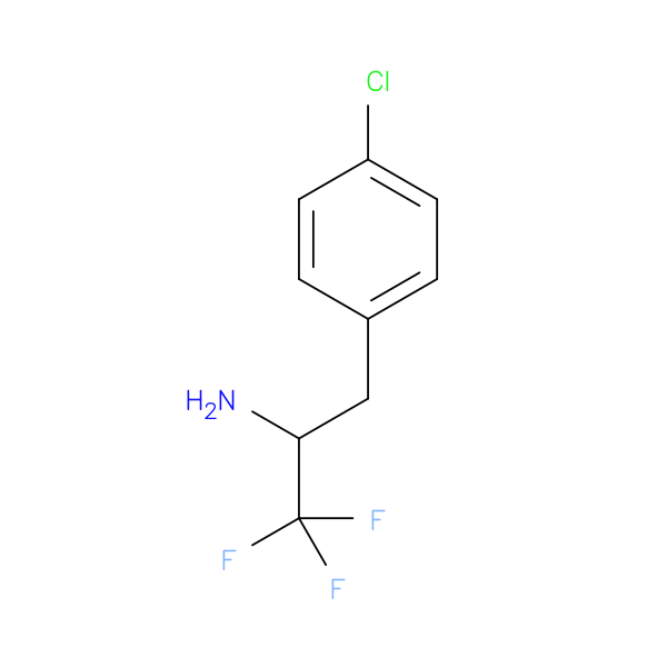 3,3,3-Trifluoro-1-(4-chlorophenyl)-2-propylamine