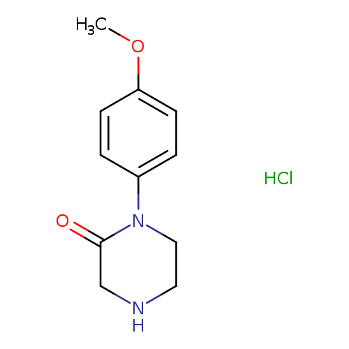 1-(4-METHOXYPHENYL)-2-PIPERAZINONE HYDROCHLORIDE