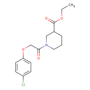 ethyl 1-[(4-chlorophenoxy)acetyl]-3-piperidinecarboxylate