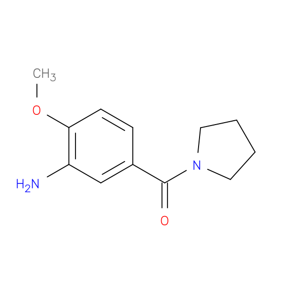 2-Methoxy-5-[(pyrrolidin-1-yl)carbonyl]aniline