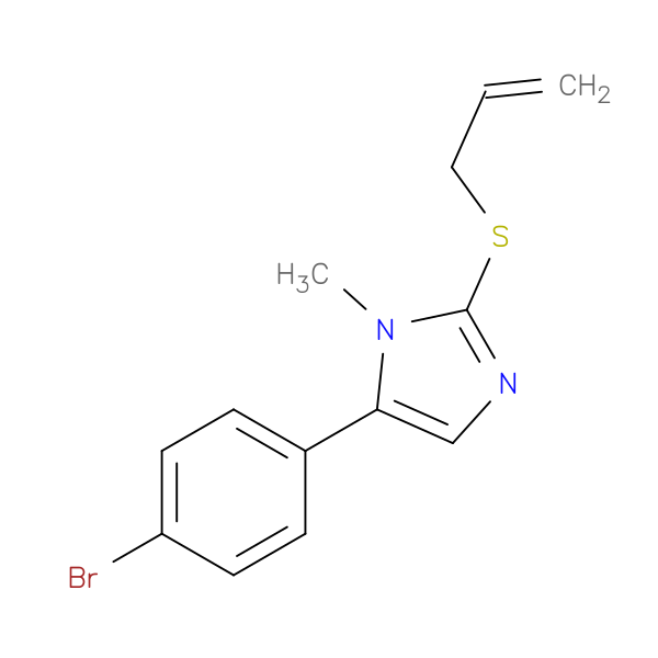 5-(4-bromophenyl)-1-methyl-2-(prop-2-en-1-ylsulfanyl)-1H-imidazole