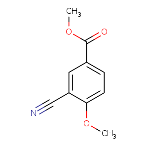 Benzoic acid, 3-cyano-4-methoxy-, methyl ester