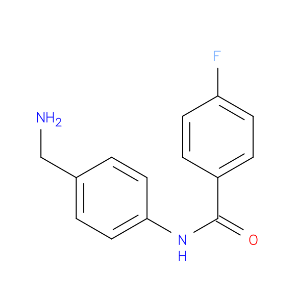 N-[4-(aminomethyl)phenyl]-4-fluorobenzamide