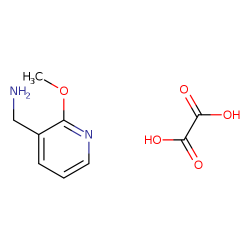 "1-(2-methoxypyridin-3-yl)methanamine; oxalic acid"
