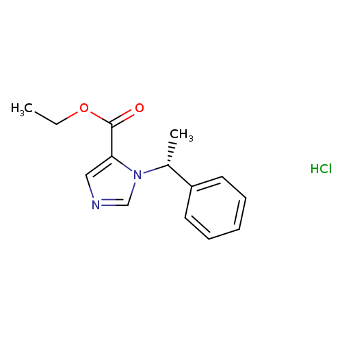 (R)-Ethyl 1-(1-phenylethyl)-1H-imidazole-5-carboxylate hydrochloride