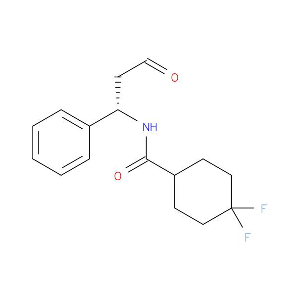 4,4-DIFLUORO-N-((1S)-3-OXO-1-PHENYLPROPYL)CYCLOHEXANE-1-CARBOXAMIDE