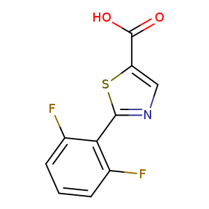 2-(2,6-difluorophenyl)-1,3-thiazole-5-carboxylic acid