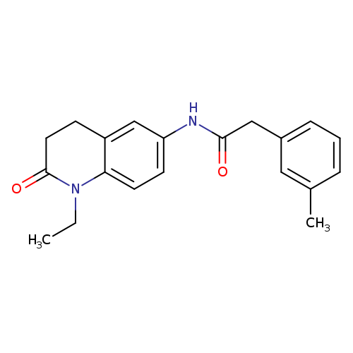N-(1-ethyl-2-oxo-1,2,3,4-tetrahydroquinolin-6-yl)-2-(3-methylphenyl)acetamide