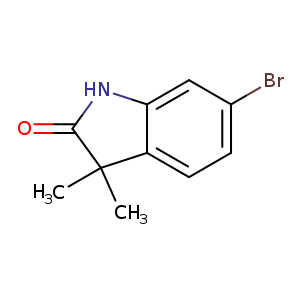 2H-Indol-2-one, 6-bromo-1,3-dihydro-3,3-dimethyl-