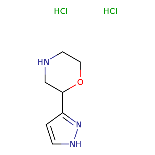 2-(1H-pyrazol-3-yl)morpholine dihydrochloride