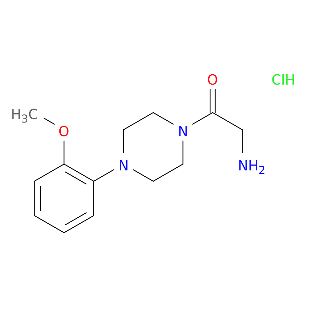 2-amino-1-[4-(2-methoxyphenyl)piperazin-1-yl]ethan-1-one hydrochloride