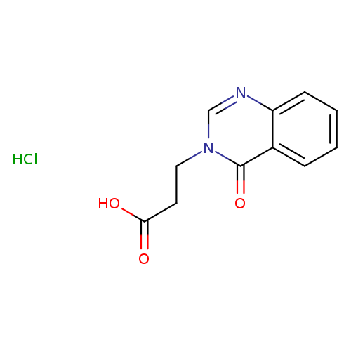 3-(4-Oxoquinazolin-3(4H)-yl)propanoic acid hydrochloride