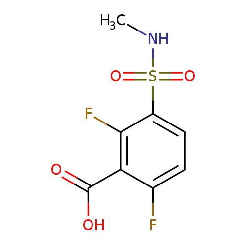 2,6-difluoro-3-(methylsulfamoyl)benzoic acid