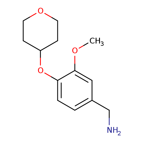 [3-METHOXY-4-(OXAN-4-YLOXY)PHENYL]METHANAMINE