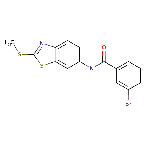 3-bromo-N-[2-(methylsulfanyl)-1,3-benzothiazol-6-yl]benzamide