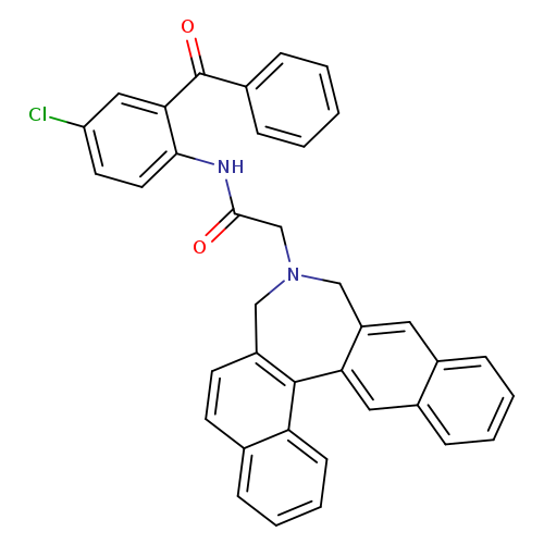 (11bS)​- N-​(2-​Benzoyl-​4-​chlorophenyl)​-​3,​5-​ 4H-​Dinaphth[2,​1-​c:1',​2'-​e]​azepine-​4-​ acetamide