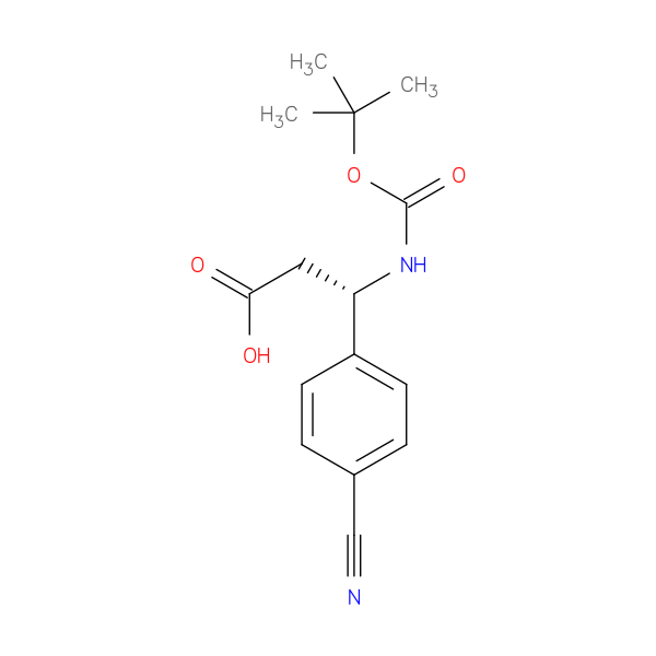 (S)-3-((tert-Butoxycarbonyl)amino)-3-(4-cyanophenyl)propanoic acid