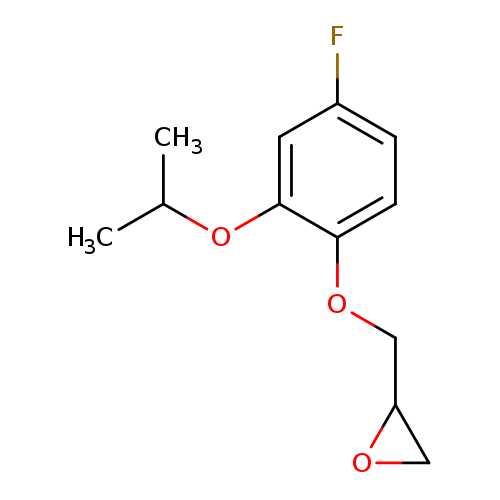 2-{[4-fluoro-2-(propan-2-yloxy)phenoxy]methyl}oxirane