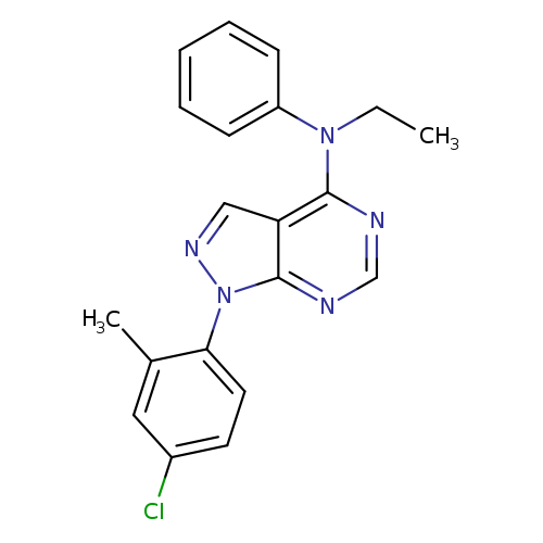 1-(4-chloro-2-methylphenyl)-N-ethyl-N-phenyl-1H-pyrazolo[3,4-d]pyrimidin-4-amine