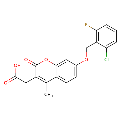 {7-[(2-chloro-6-fluorobenzyl)oxy]-4-methyl-2-oxo-2H-chromen-3-yl}acetic acid