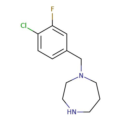 1-[(4-chloro-3-fluorophenyl)methyl]-1,4-diazepane