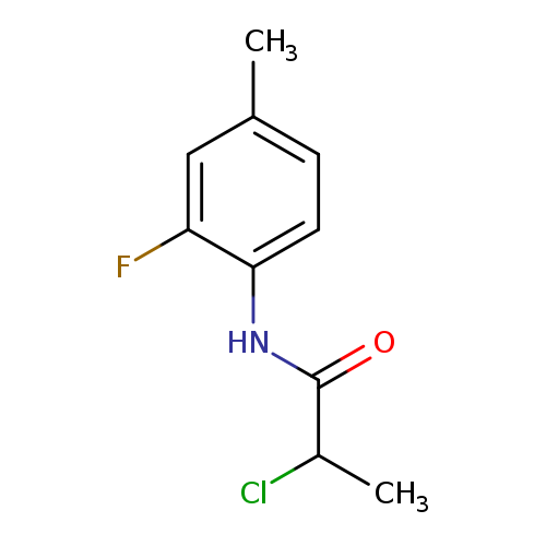 2-Chloro-n-(2-fluoro-4-methylphenyl)propanamide