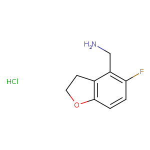 (5-fluoro-2,3-dihydrobenzofuran-4-yl)methanamine hydrochloride
