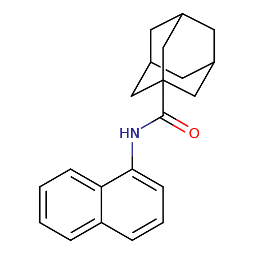 Tricyclo[3.3.1.13,7]decane-1-carboxamide,N-1-naphthalenyl-