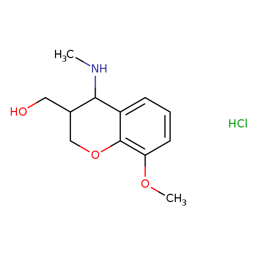 [8-Methoxy-4-(methylamino)-3,4-dihydro-2h-1-benzopyran-3-yl]methanol hydrochloride
