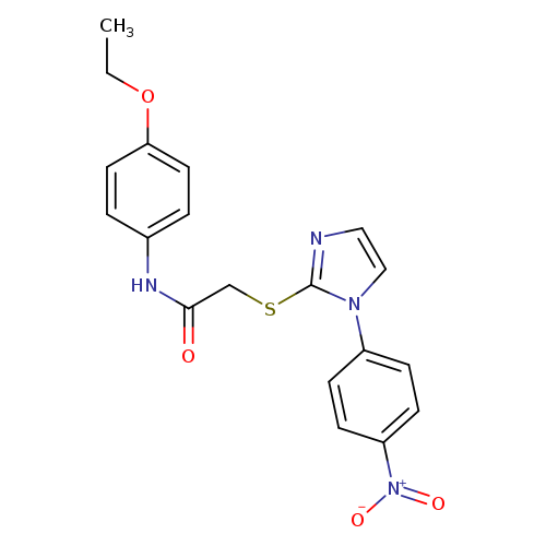 N-(4-ethoxyphenyl)-2-{[1-(4-nitrophenyl)-1H-imidazol-2-yl]sulfanyl}acetamide