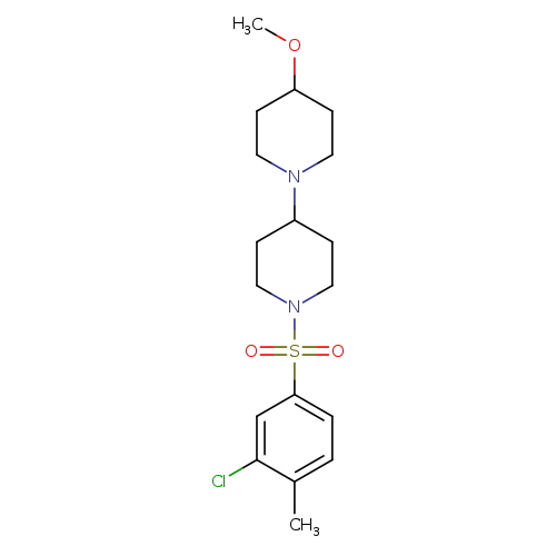 1'-(3-chloro-4-methylbenzenesulfonyl)-4-methoxy-1,4'-bipiperidine