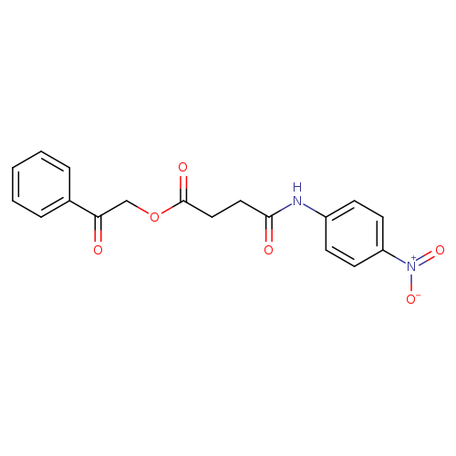 2-oxo-2-phenylethyl 4-{4-nitroanilino}-4-oxobutanoate
